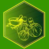 Kr&auml;uterstempelmassage im Kornkamon Massage